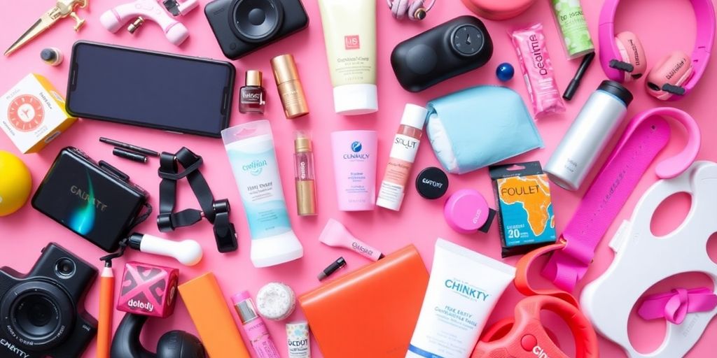 Collage of popular affiliate products for 2025.
